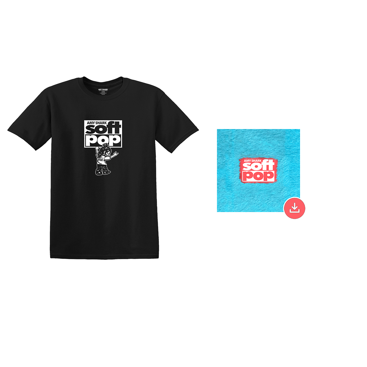 soft pop Cartoon Amy Tee + Digital Download