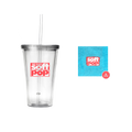 soft pop Reusable Drink Cup + Digital Download