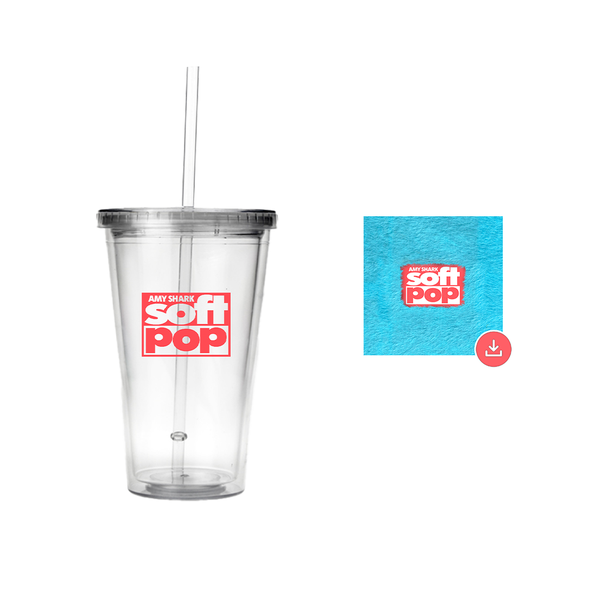 soft pop Reusable Drink Cup + Digital Download