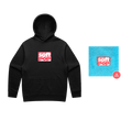 soft pop Black Hoodie + soft pop Digital Download
