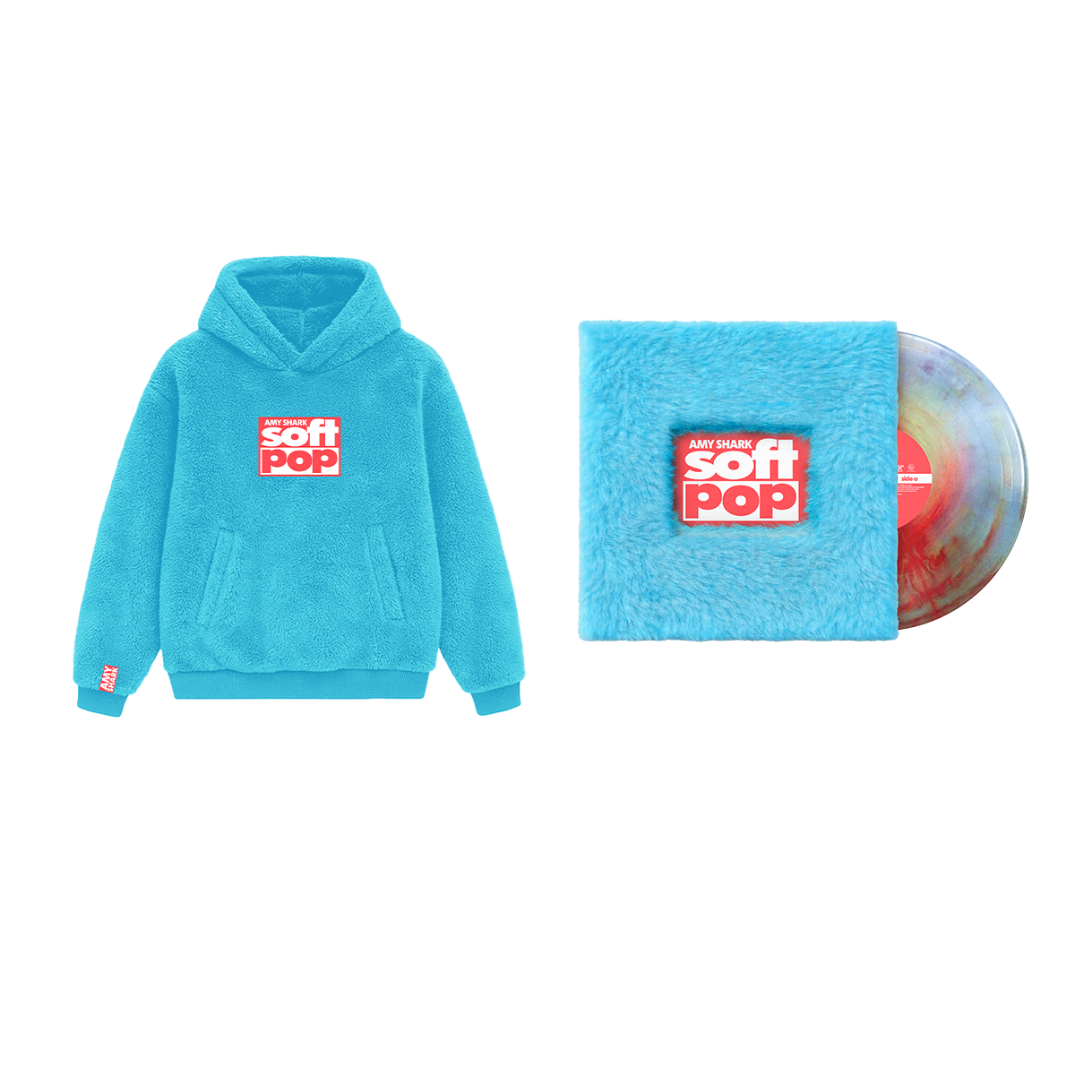 soft pop Hoodie + Vinyl