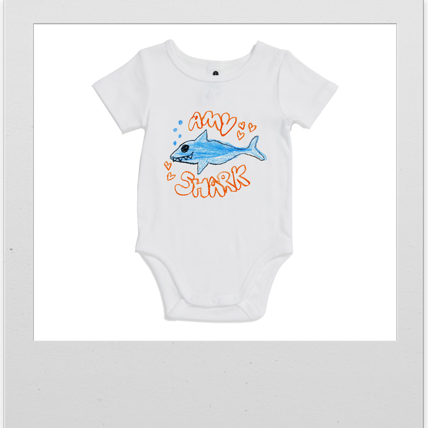 SHARK BABY ONESIE