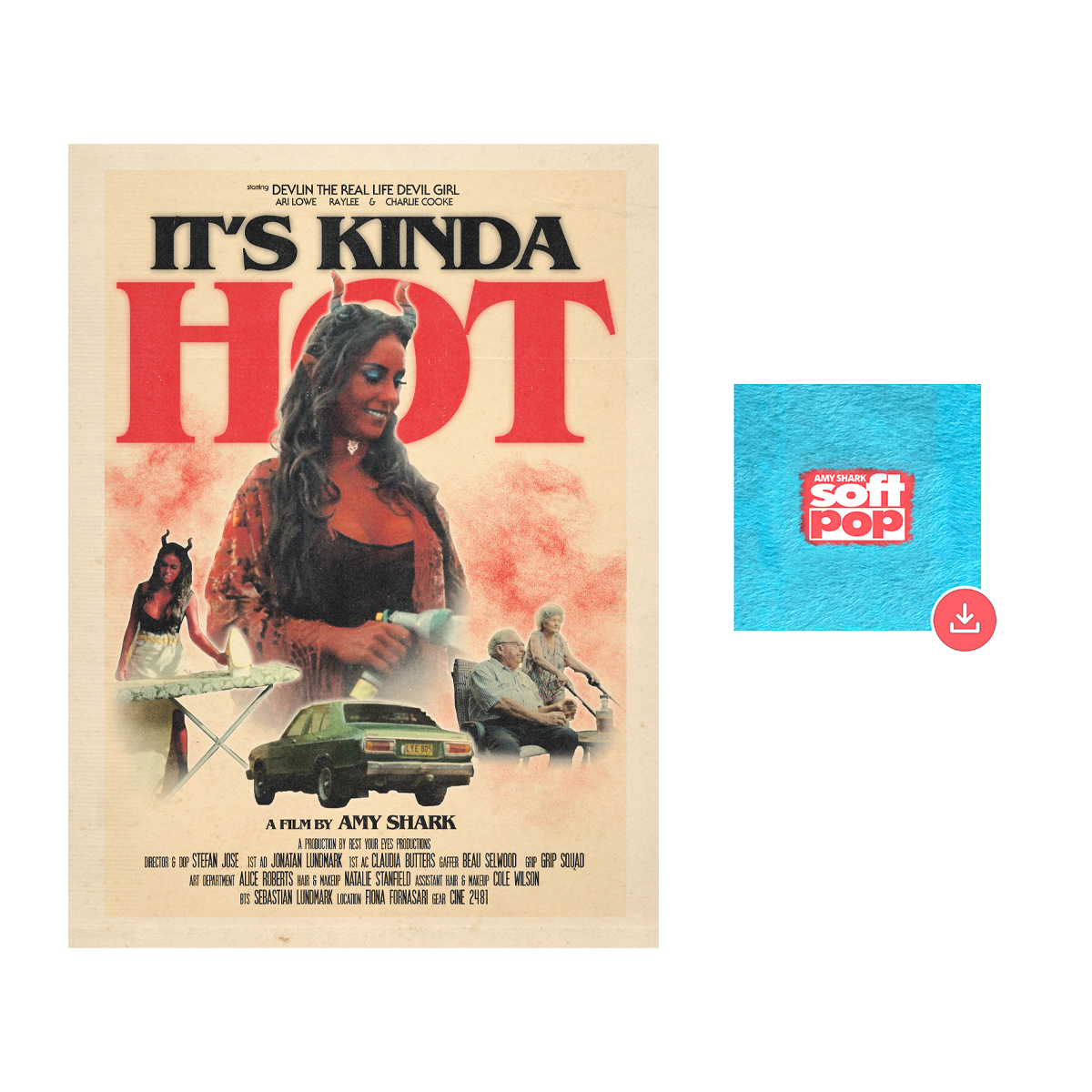 It's Kinda Hot Feature Poster + soft pop Digital Download