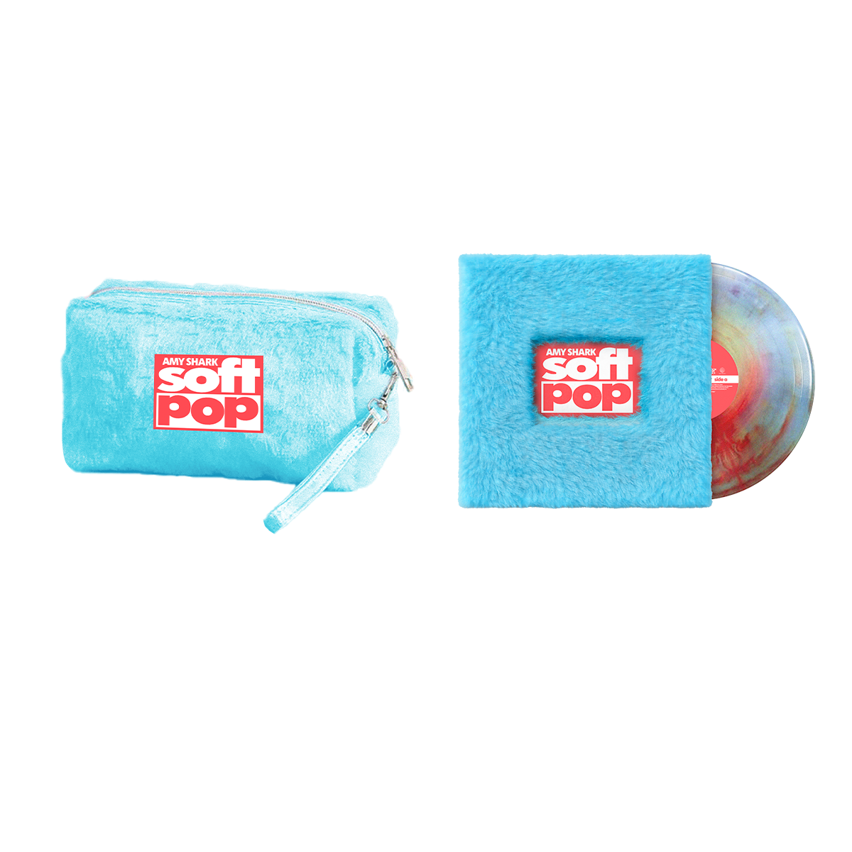 soft pop Travel Pouch + Vinyl